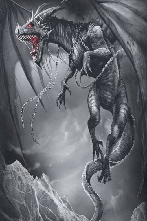 EMP "Dragon's Cry" T-Shirt Schwarz Von Spiral