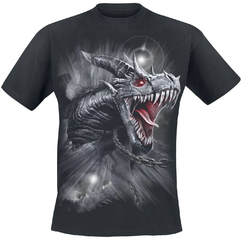 EMP "Dragon's Cry" T-Shirt schwarz von Spiral