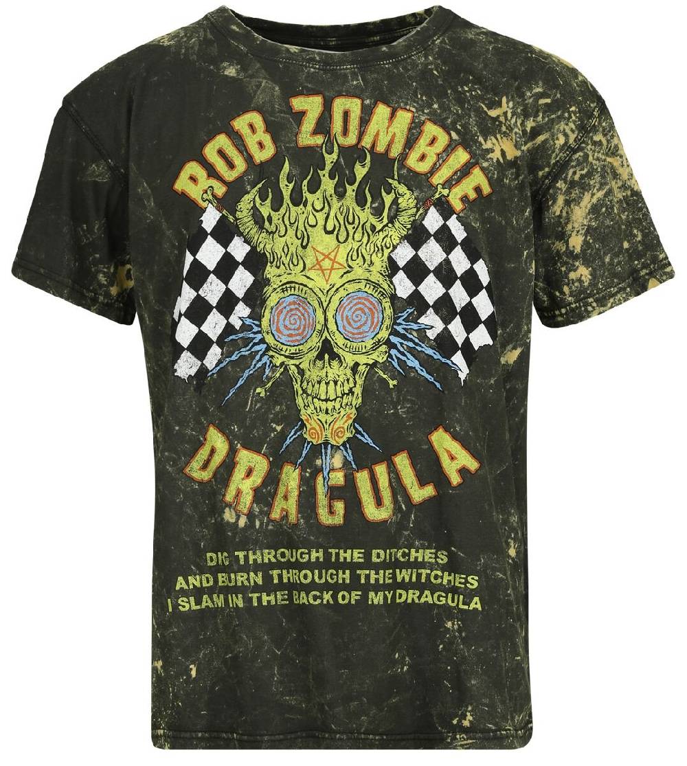 EMP "Dragula Racing" T-Shirt braun von Rob Zombie