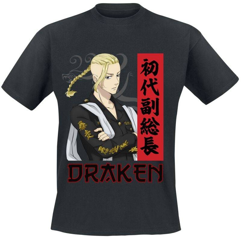 EMP "Draken" T-Shirt schwarz von Tokyo Revengers