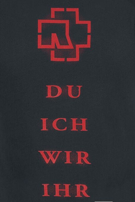 EMP "Du-Ich-Wir-Ihr" T-Shirt Schwarz Von Rammstein