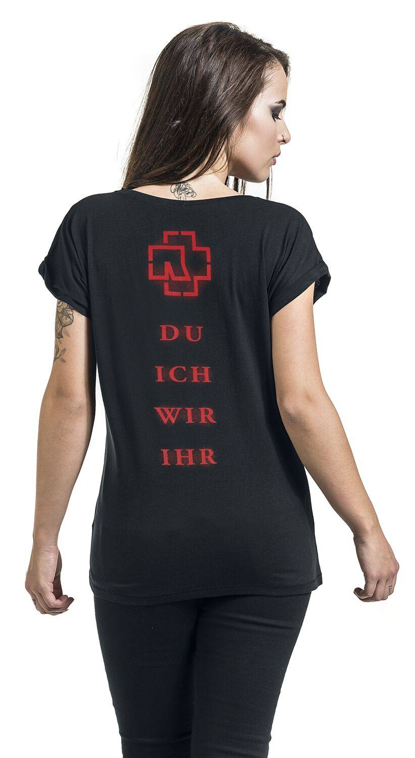 EMP "Du-Ich-Wir-Ihr" T-Shirt Schwarz Von Rammstein