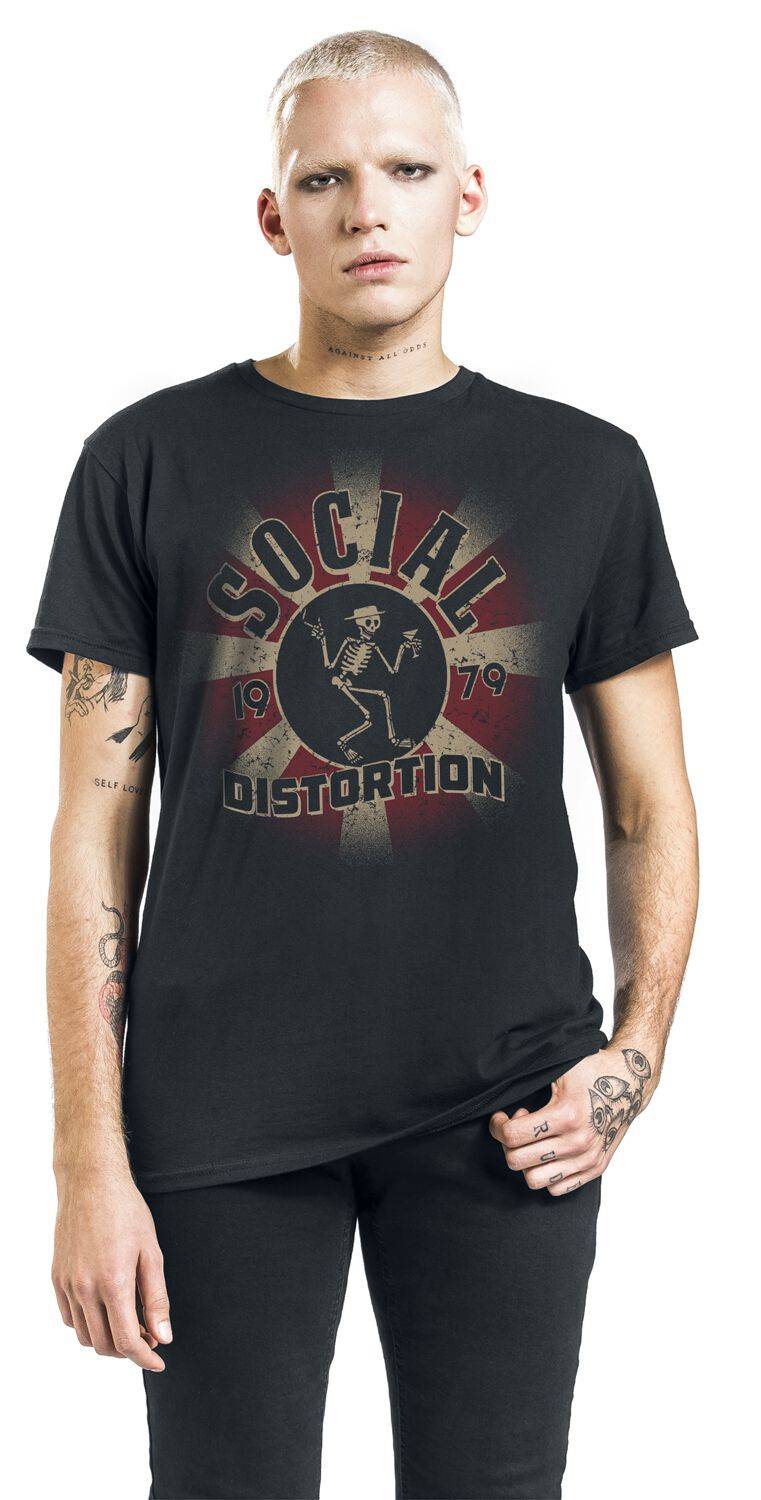 EMP "Eclipse" T-Shirt Schwarz Von Social Distortion
