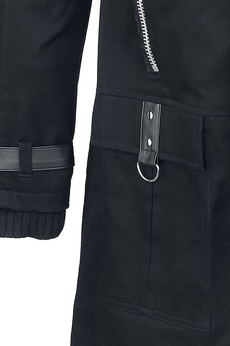 EMP "Eclusion Coat" Mantel Schwarz Von Vixxsin