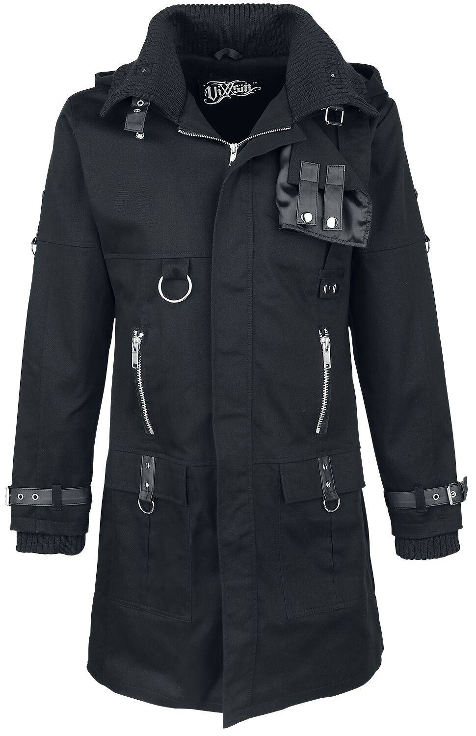 EMP "Eclusion Coat" Mantel schwarz von Vixxsin