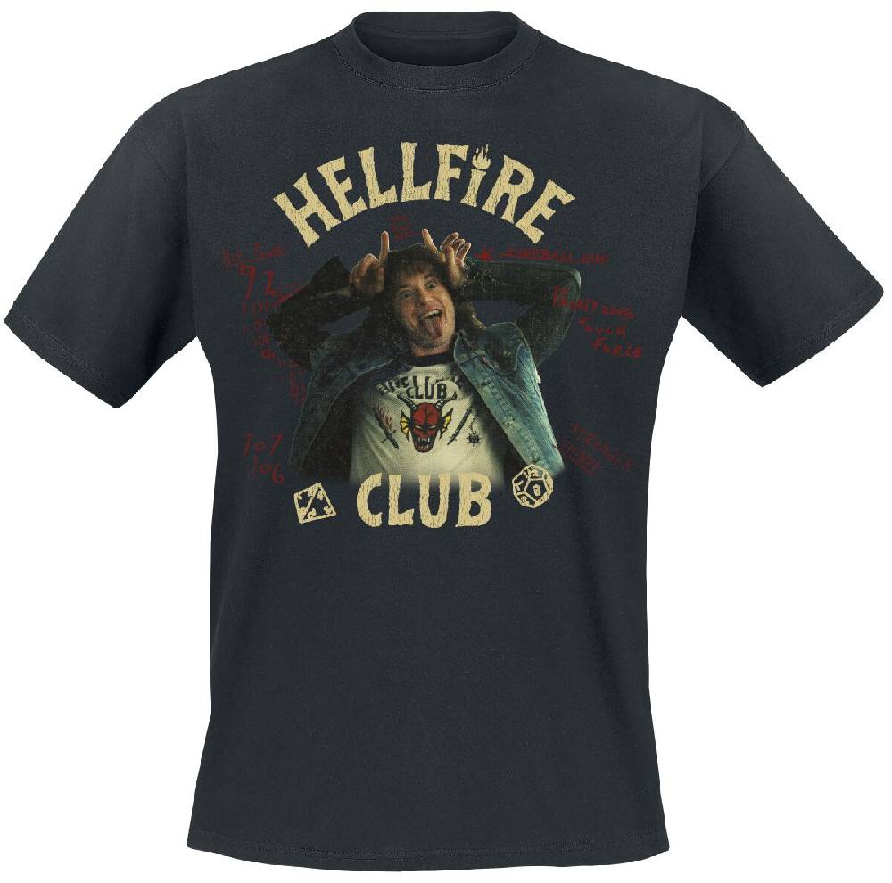EMP "Eddie" T-Shirt schwarz von Stranger Things