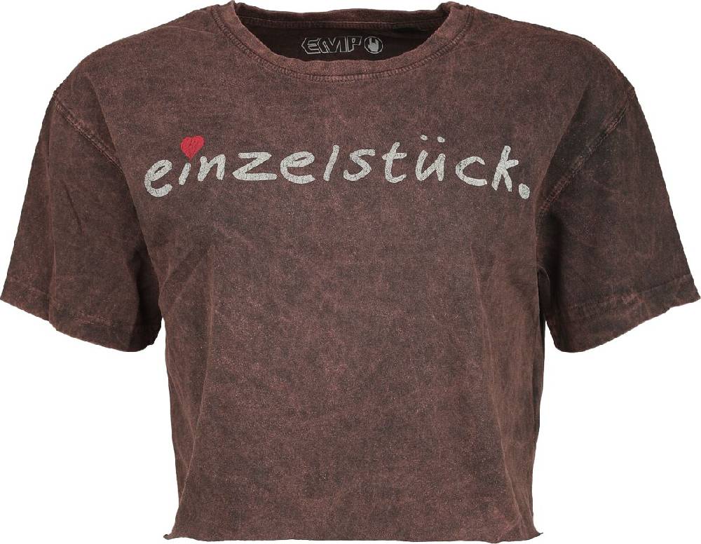 EMP "Einzelstück" T-Shirt dunkelrot von Sprüche