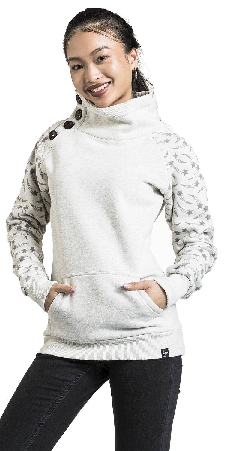 EMP "Elise" Sweatshirt Grau Meliert Von Forplay