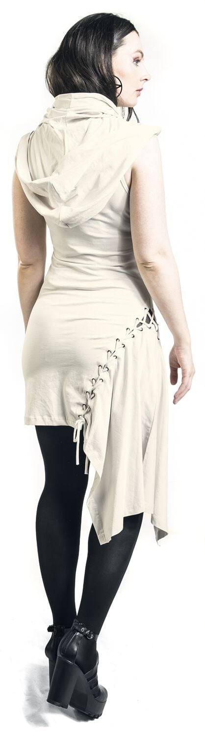 EMP "Emerie Dress" Kurzes Kleid Beige Von Vixxsin