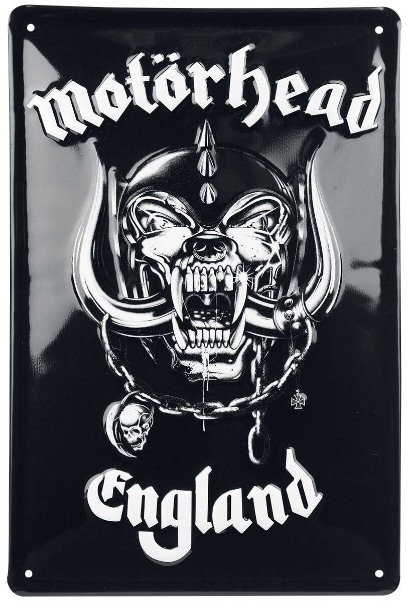 EMP "England" Blechschilder von Motörhead