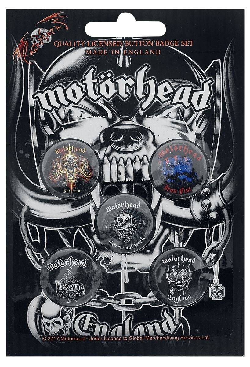 EMP "England" Button multicolor von Motörhead
