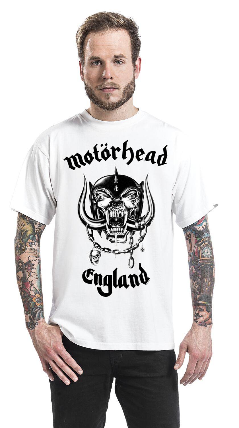 EMP "England" T-Shirt Weiß Von Motörhead