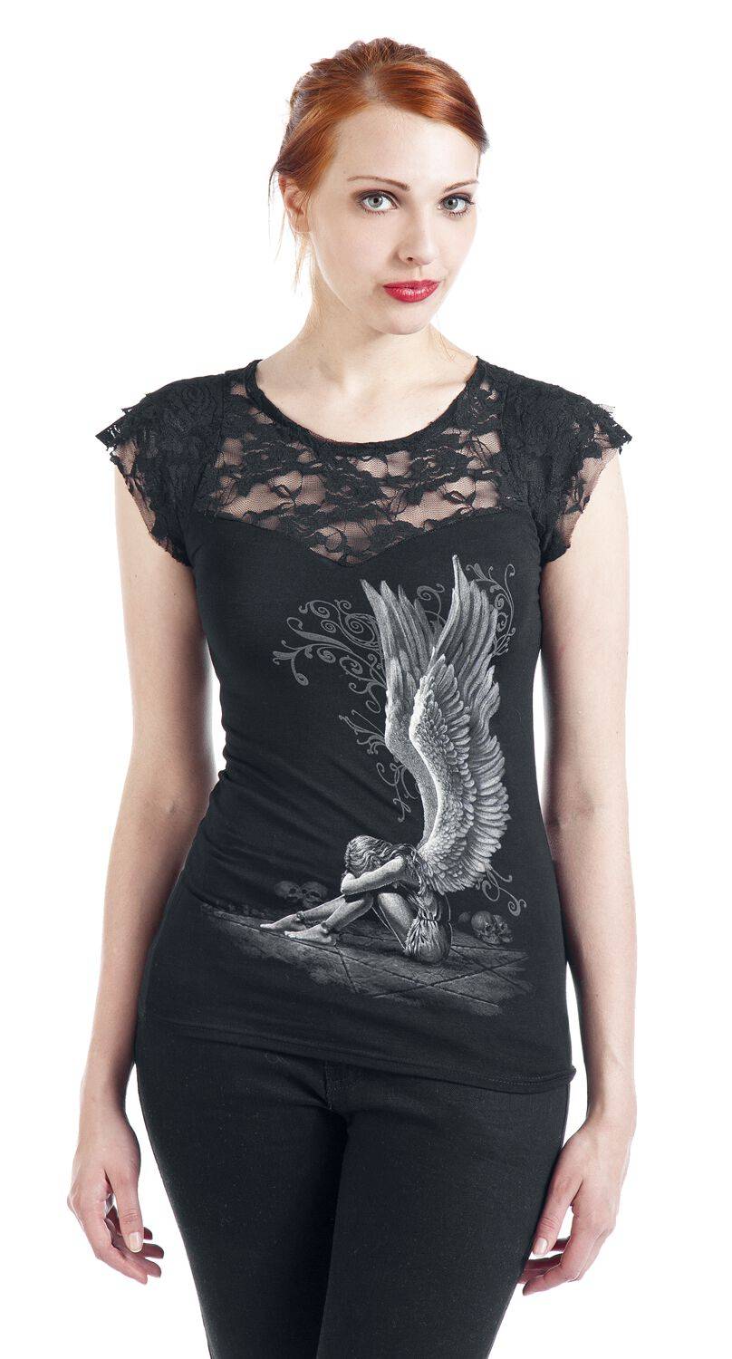 EMP "Enslaved Angel" T-Shirt Schwarz Von Spiral
