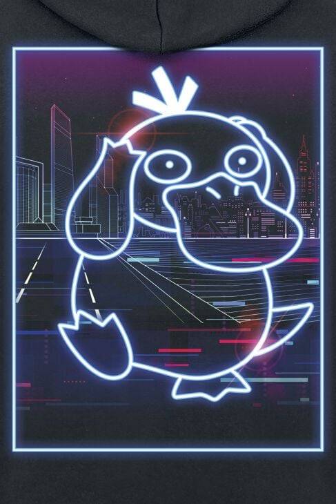 EMP "Enton - Neon" Kapuzenjacke Schwarz Von Pokémon