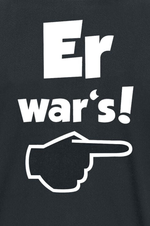 EMP "Er War's!" T-Shirt Schwarz Von Sprüche