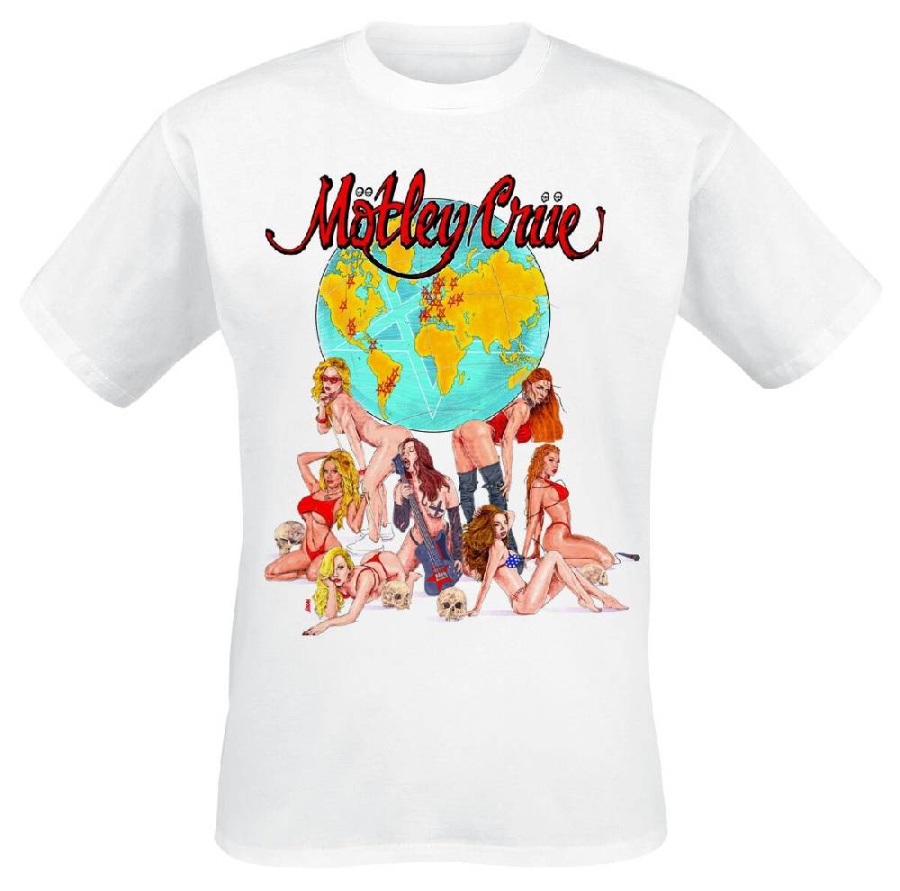 EMP "Europe" T-Shirt weiß von Mötley Crüe