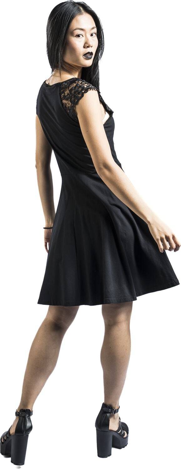 EMP "EVI" Kurzes Kleid Schwarz Von Forplay