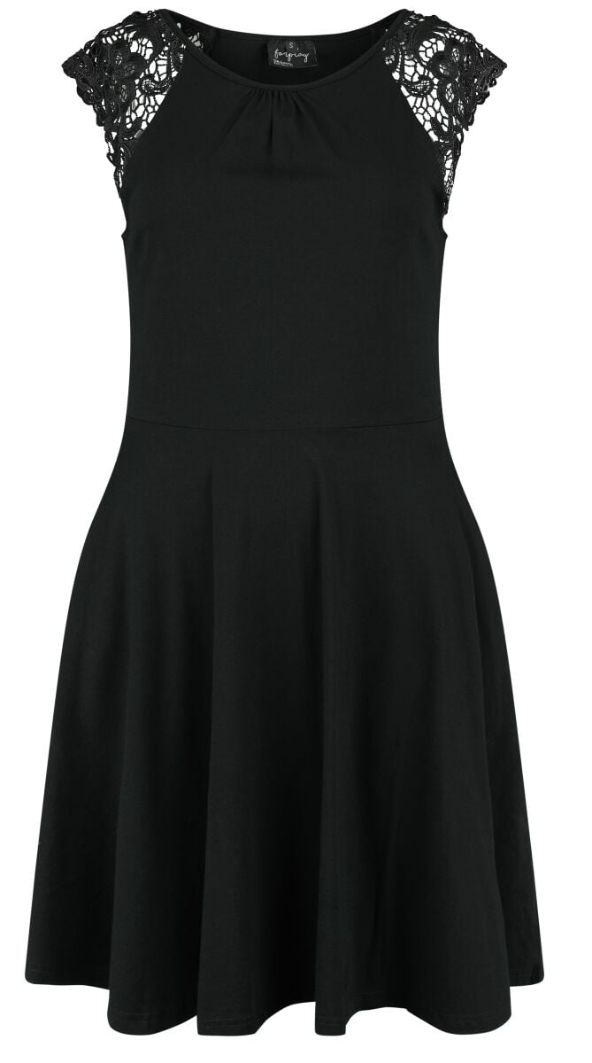 EMP "EVI" Kurzes Kleid schwarz von Forplay