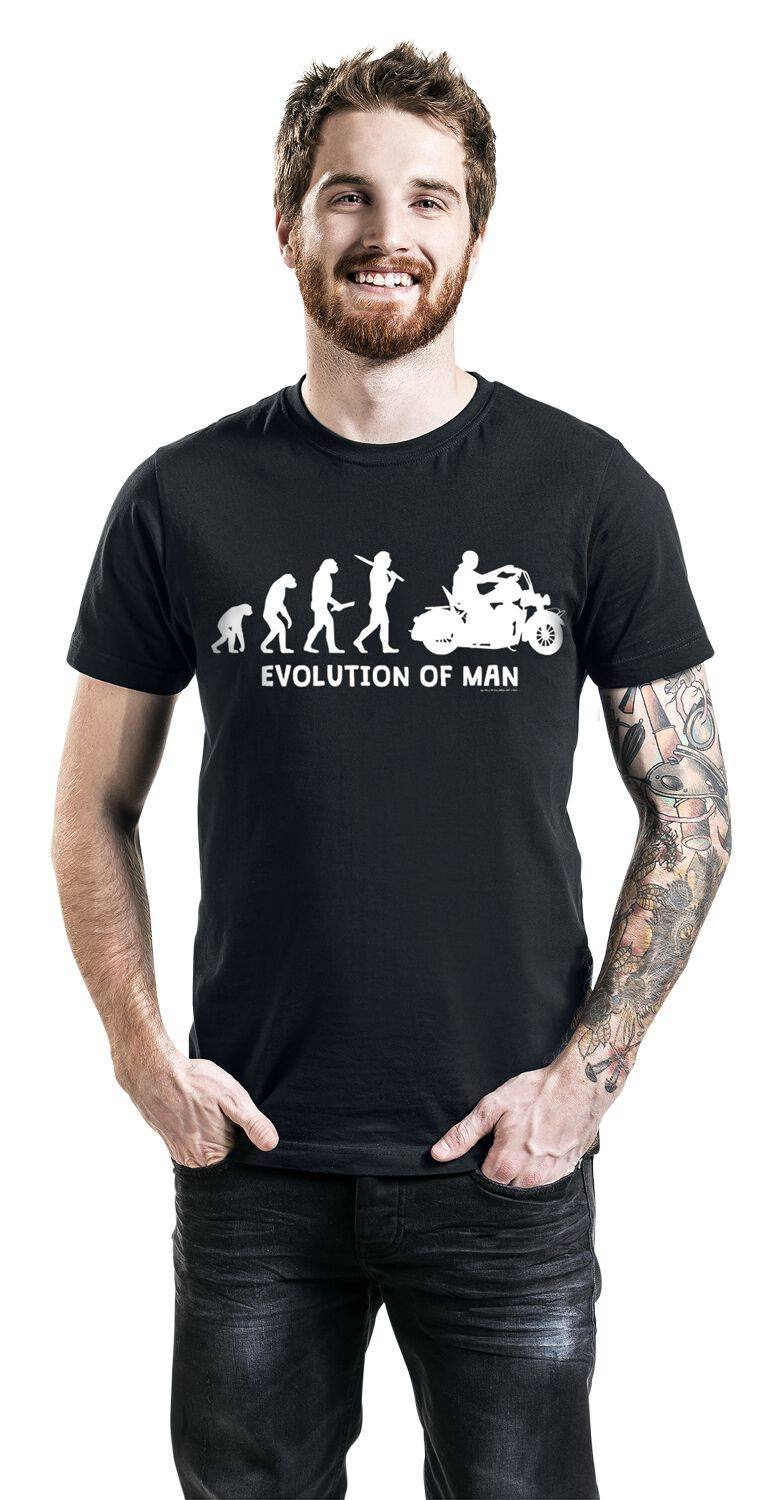 EMP "Evolution Of Man" T-Shirt Schwarz Von Sprüche