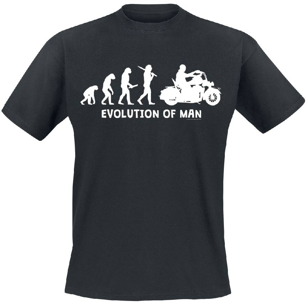 EMP "Evolution Of Man" T-Shirt schwarz von Sprüche