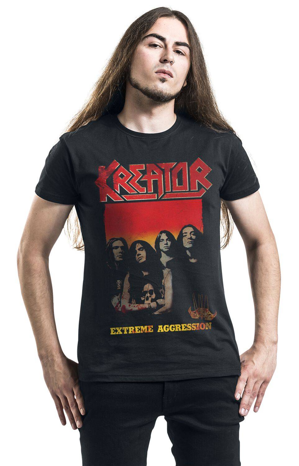 EMP "Extreme Aggression" T-Shirt Schwarz Von Kreator