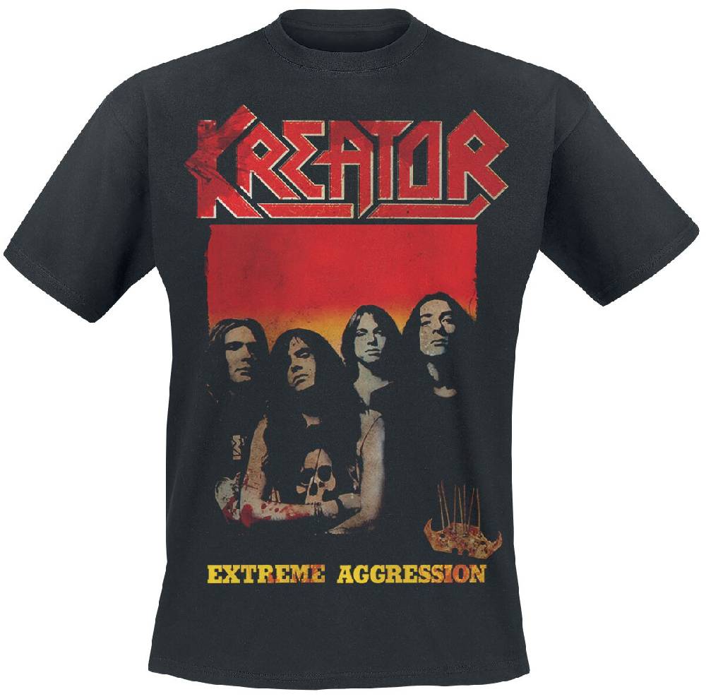 EMP "Extreme aggression" T-Shirt schwarz von Kreator