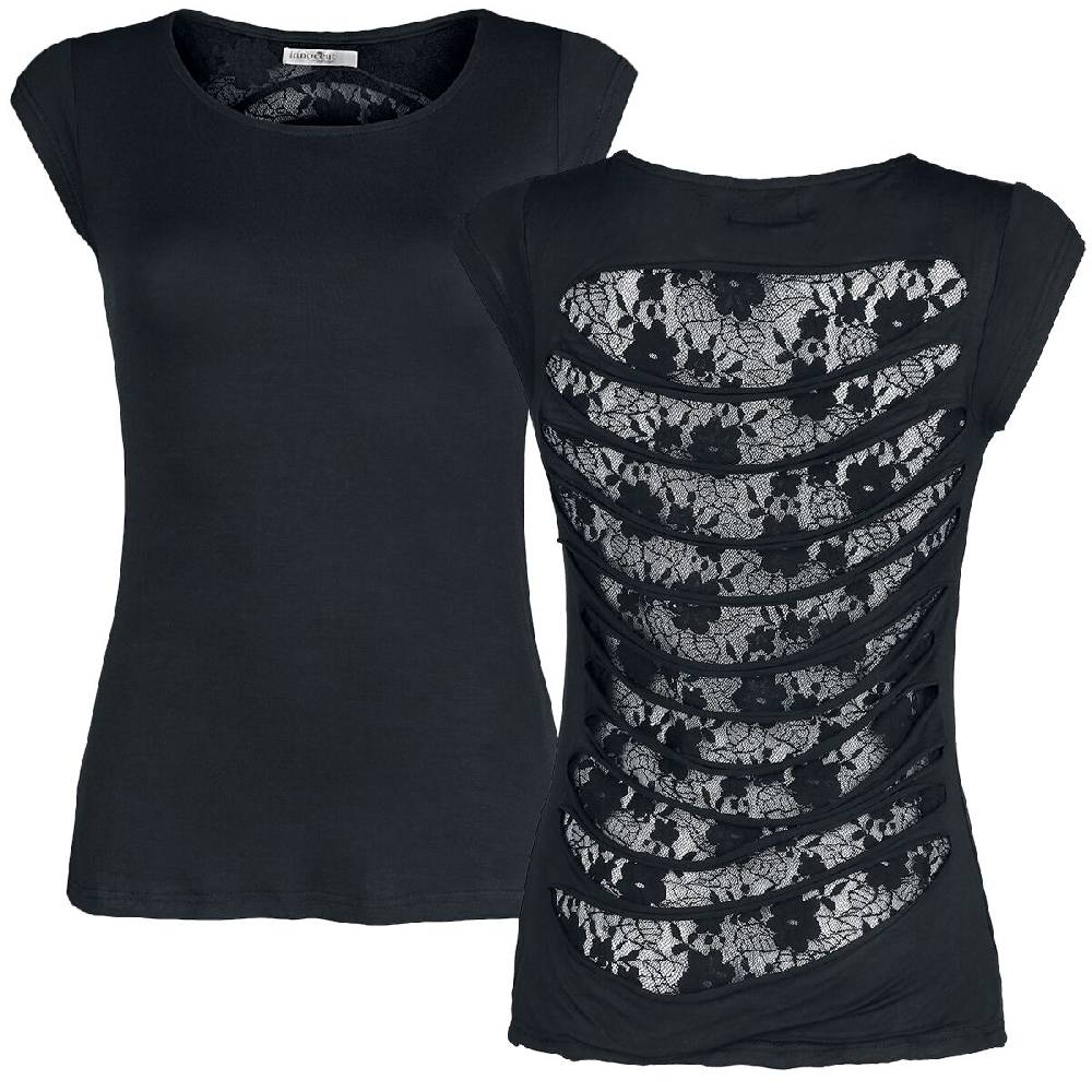 EMP "Fade Top" T-Shirt schwarz von Innocent