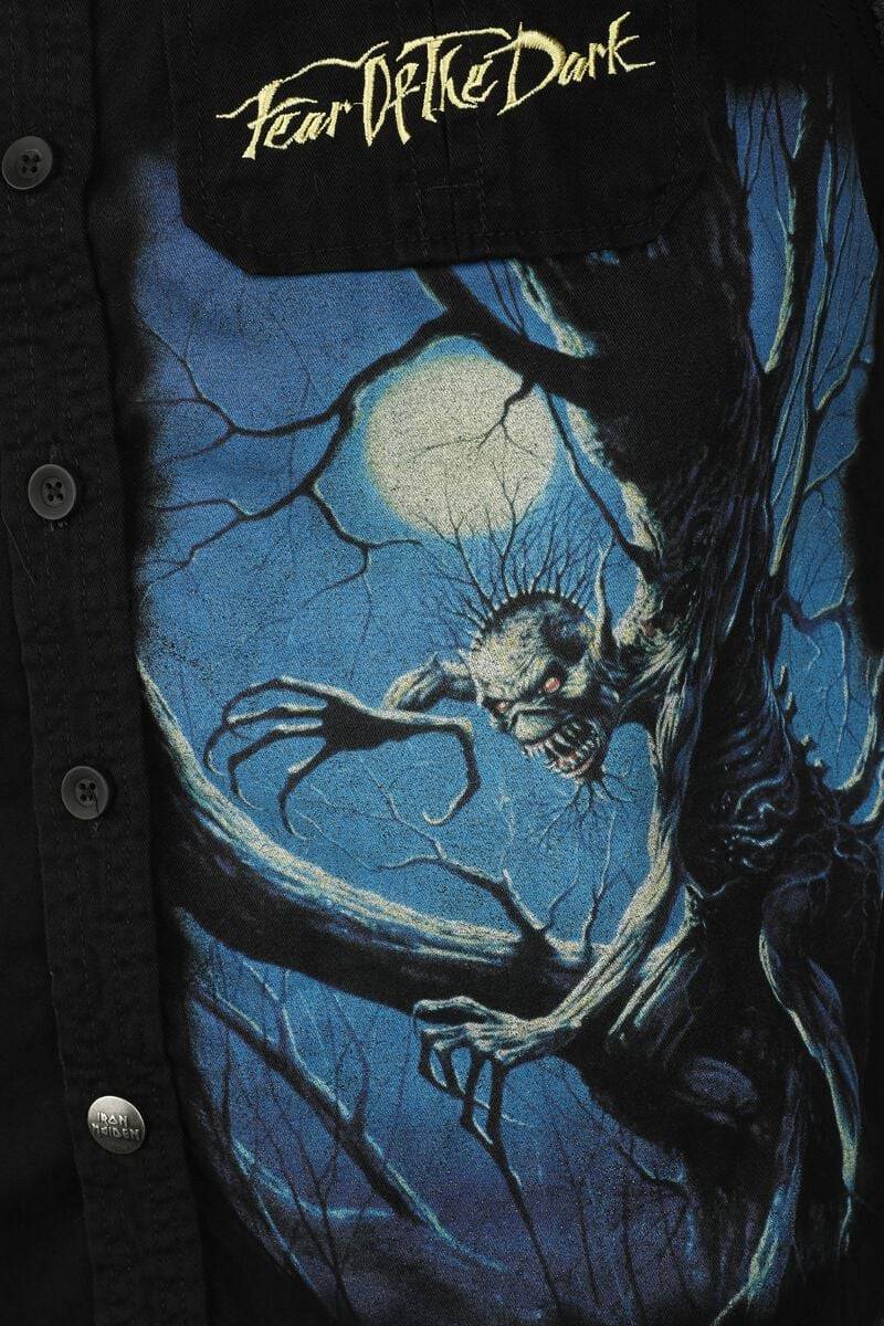 EMP "Fear Of The Dark" Weste Schwarz Von Iron Maiden