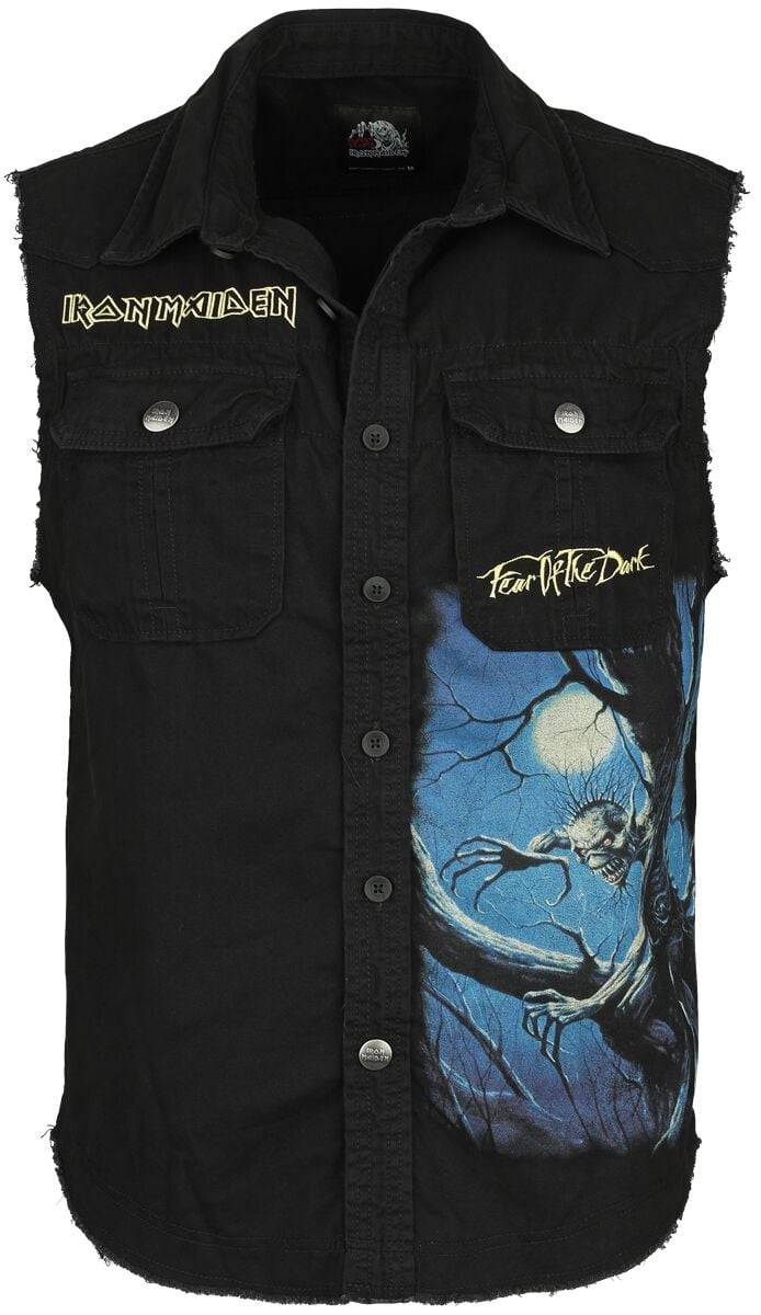 EMP "Fear Of The Dark" Weste schwarz von Iron Maiden