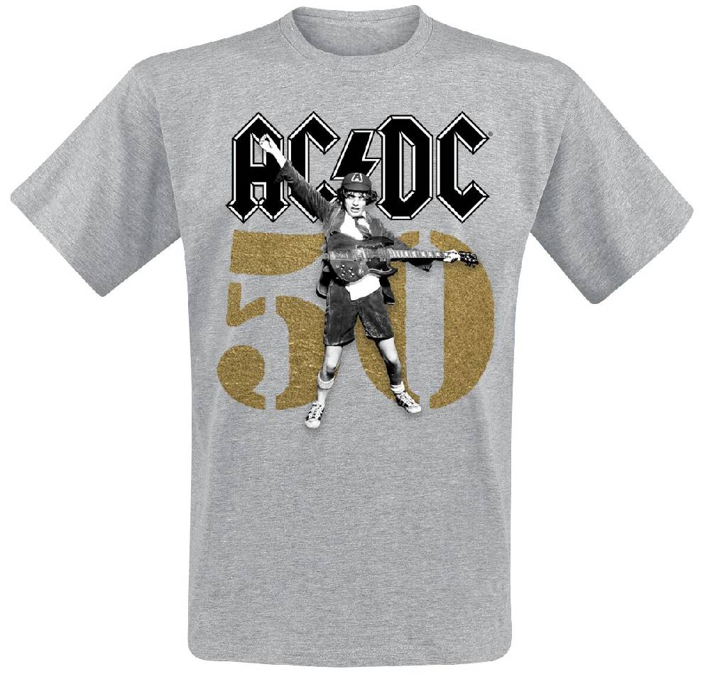 EMP "Fifty Angus" T-Shirt grau meliert von AC/DC