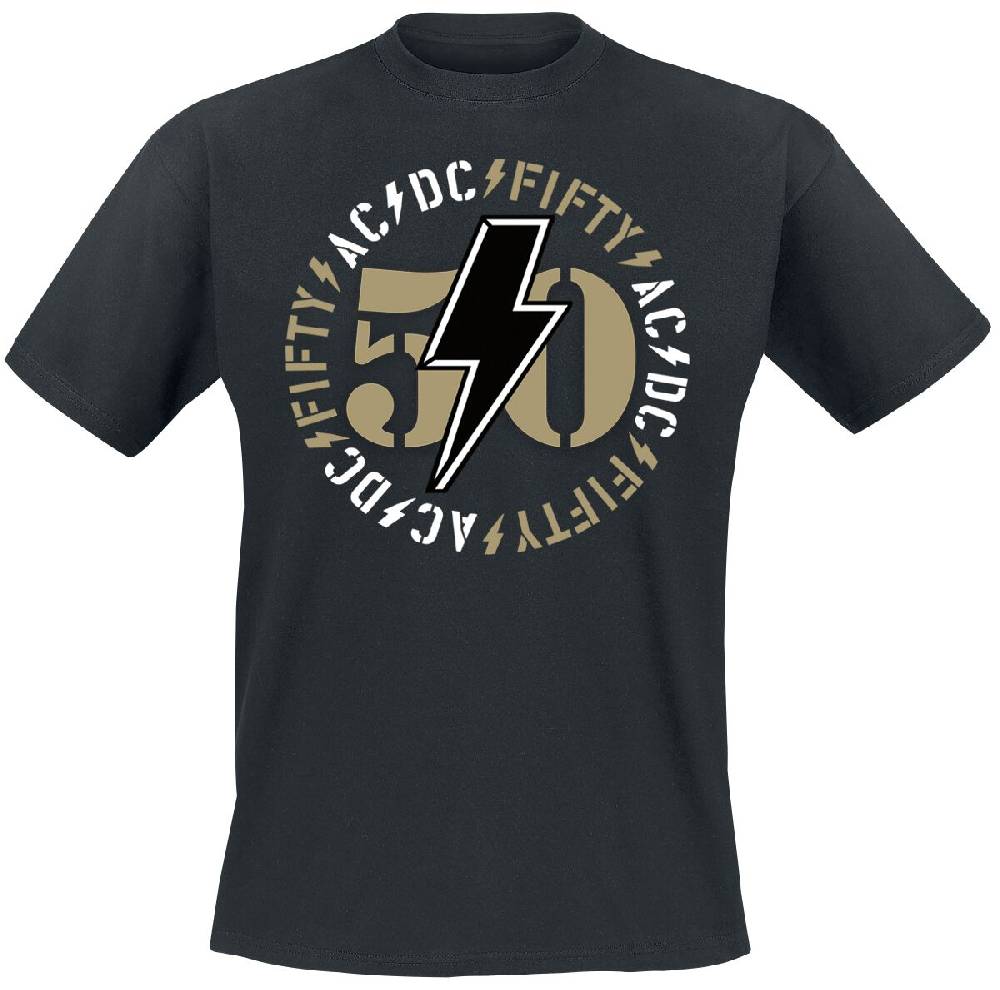 EMP "Fifty Bold Emblem" T-Shirt schwarz von AC/DC