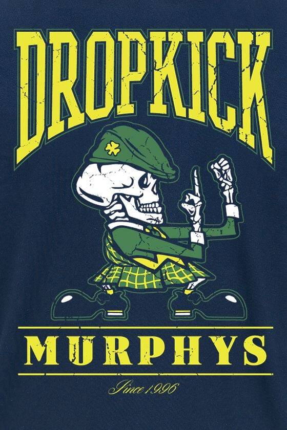 EMP "Fist Up" T-Shirt Navy Von Dropkick Murphys