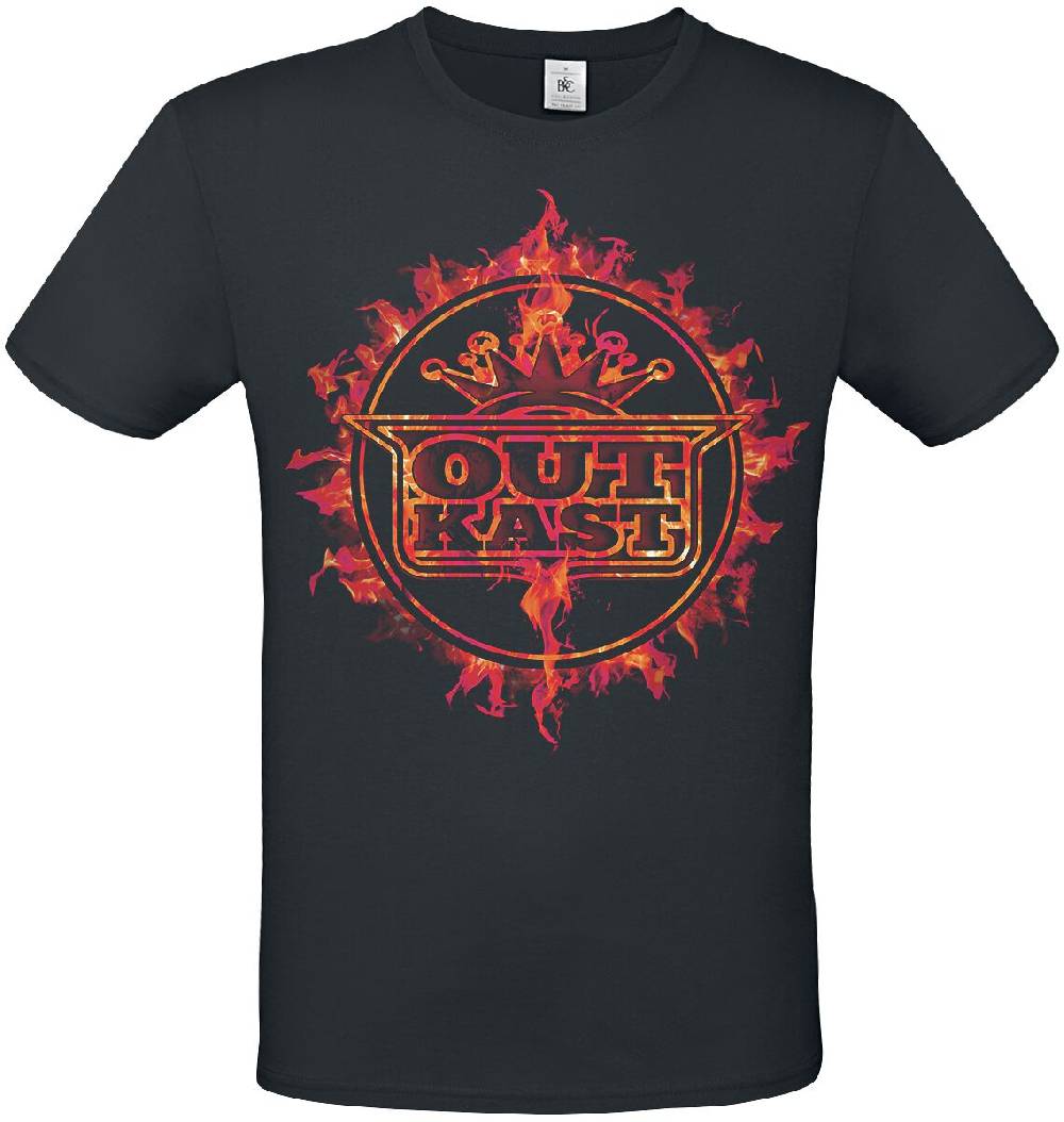 EMP "Flame Logo" T-Shirt schwarz von OutKast