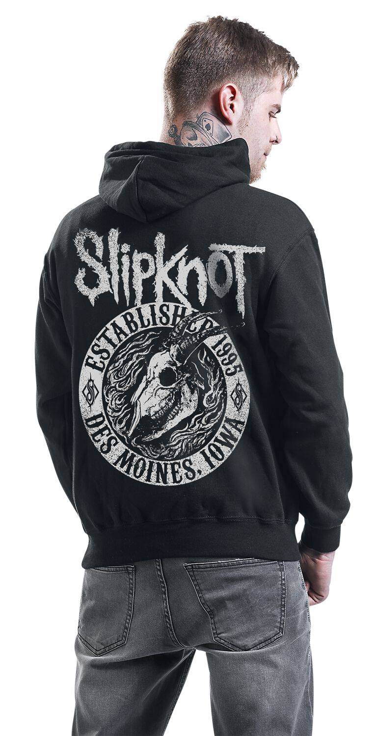 EMP "Flaming Goat" Kapuzenjacke Schwarz Von Slipknot