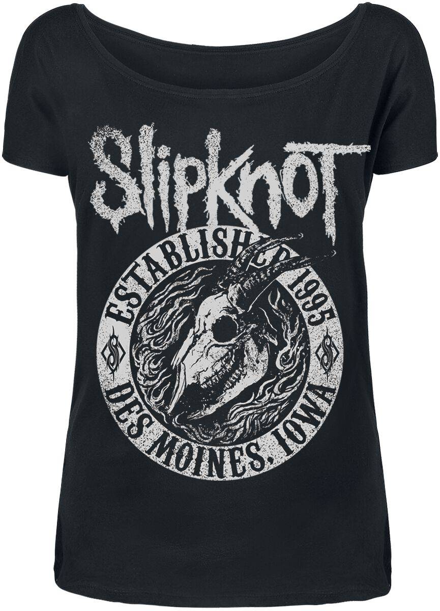 EMP "Flaming Goat" T-Shirt schwarz von Slipknot