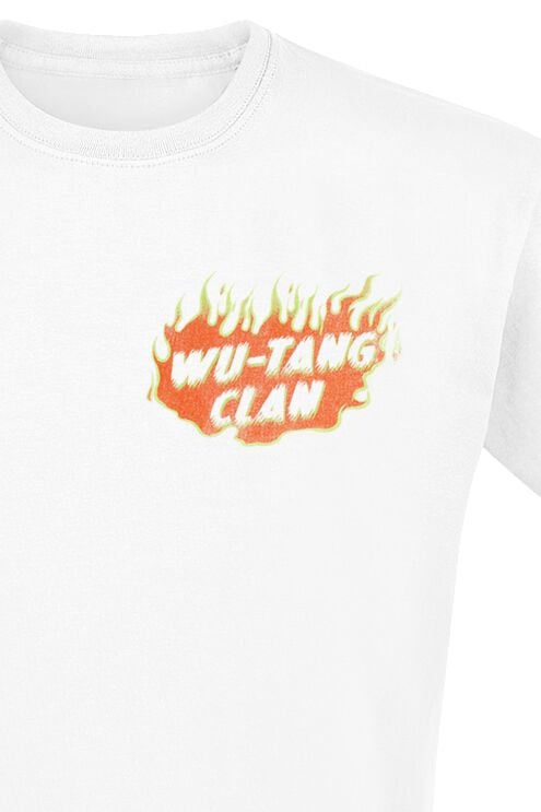 EMP "Flaming Logo" T-Shirt Weiß Von Wu-Tang Clan