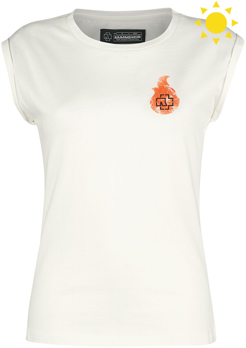 EMP "Flamme" T-Shirt Weiß Von Rammstein