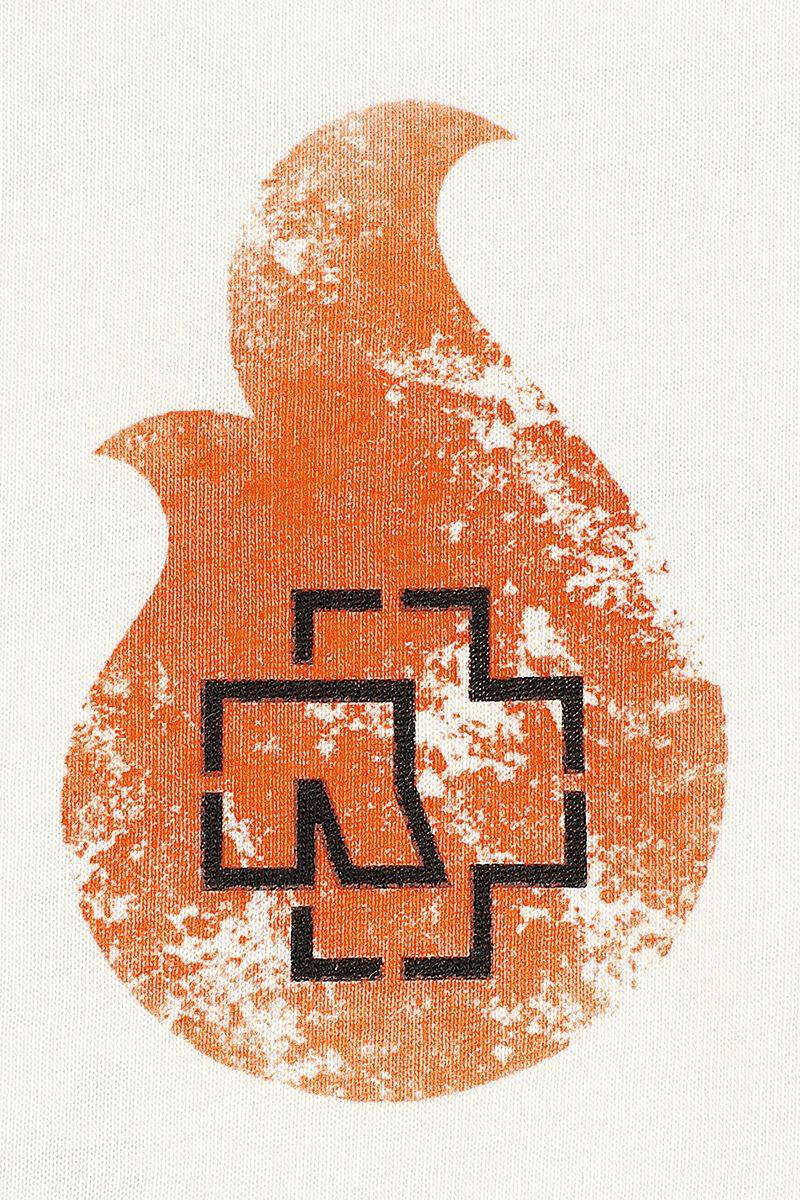 EMP "Flamme" T-Shirt Weiß Von Rammstein