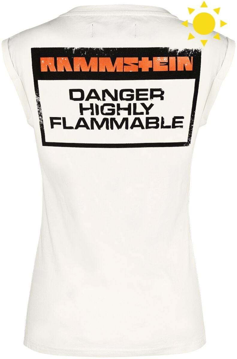 EMP "Flamme" T-Shirt Weiß Von Rammstein