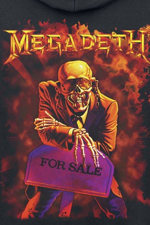 EMP "For Sale" Kapuzenpullover Schwarz Von Megadeth