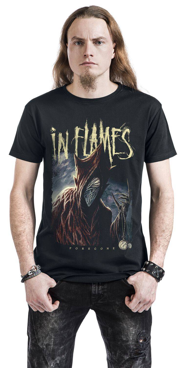 EMP "Foregone" T-Shirt Schwarz Von In Flames