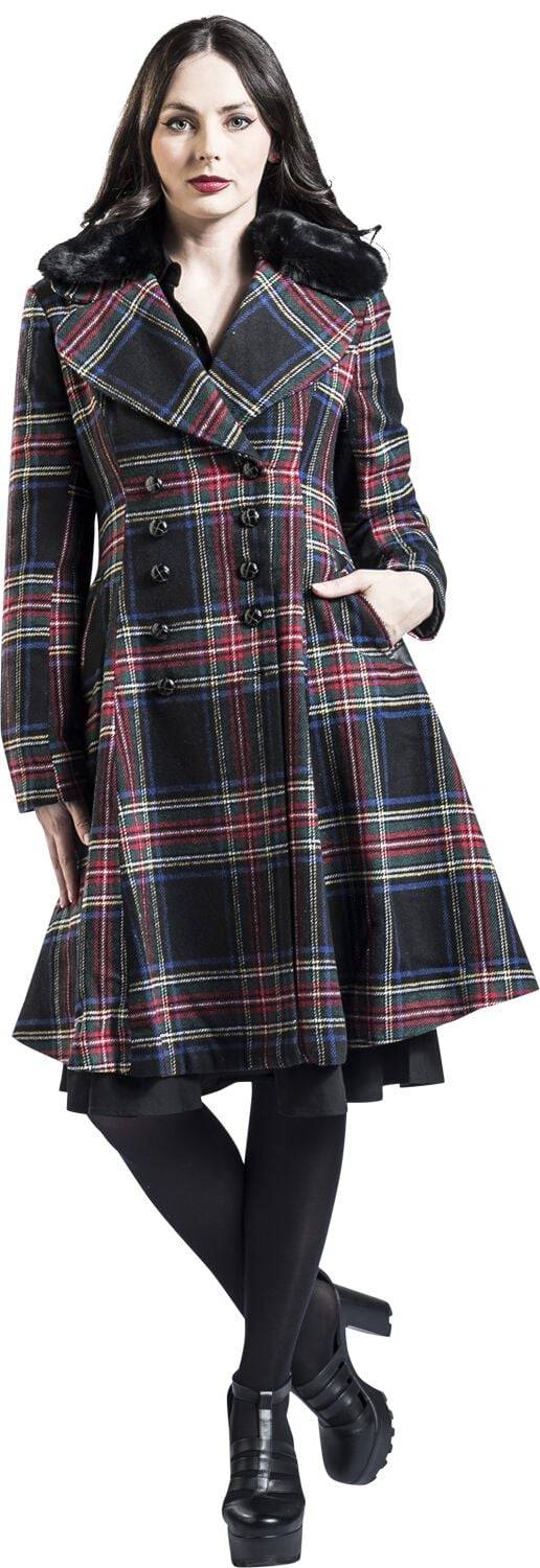 EMP "Forester Coat" Mantel Multicolor Von Hell Bunny