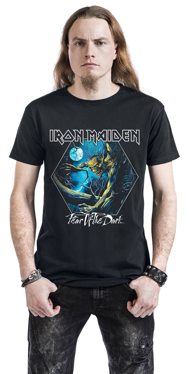 EMP "FOTD Hexagon" T-Shirt Schwarz Von Iron Maiden