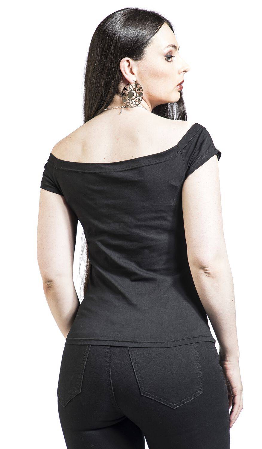 EMP "Fran" T-Shirt Schwarz Von Forplay