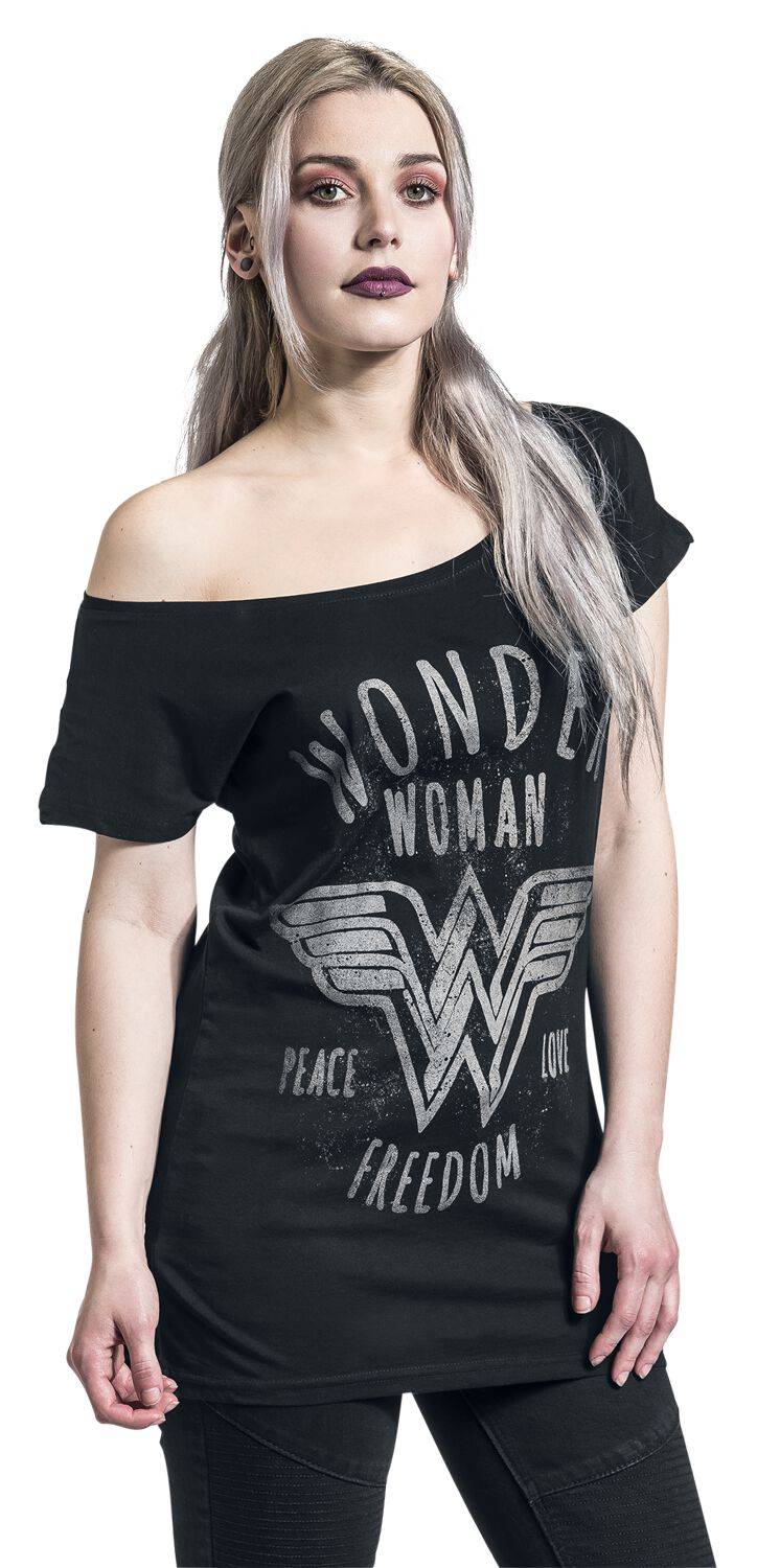 EMP "Freedom" T-Shirt Schwarz Von Wonder Woman
