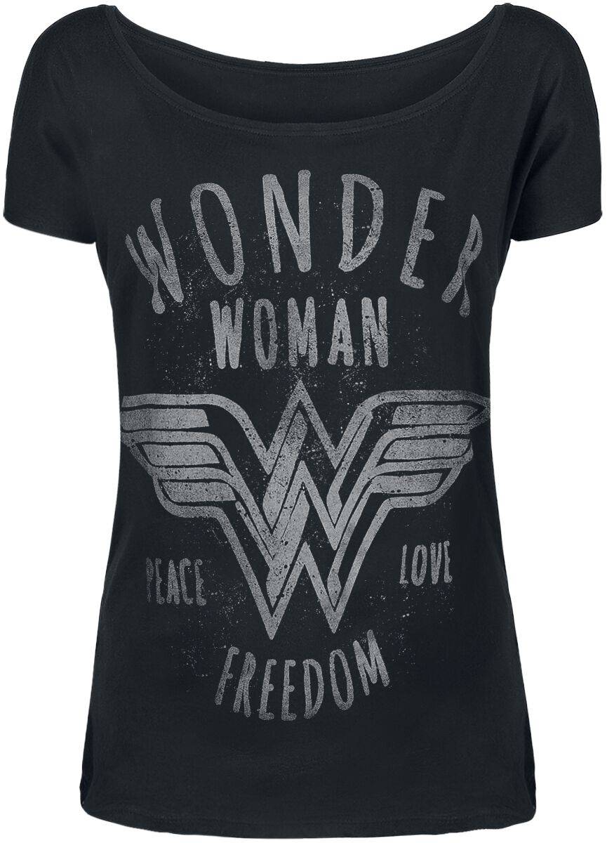 EMP "Freedom" T-Shirt schwarz von Wonder Woman