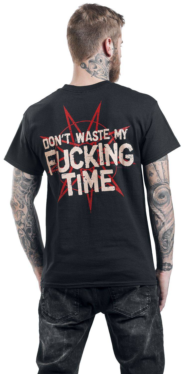 EMP "Fuck Me Up" T-Shirt Schwarz Von Slipknot