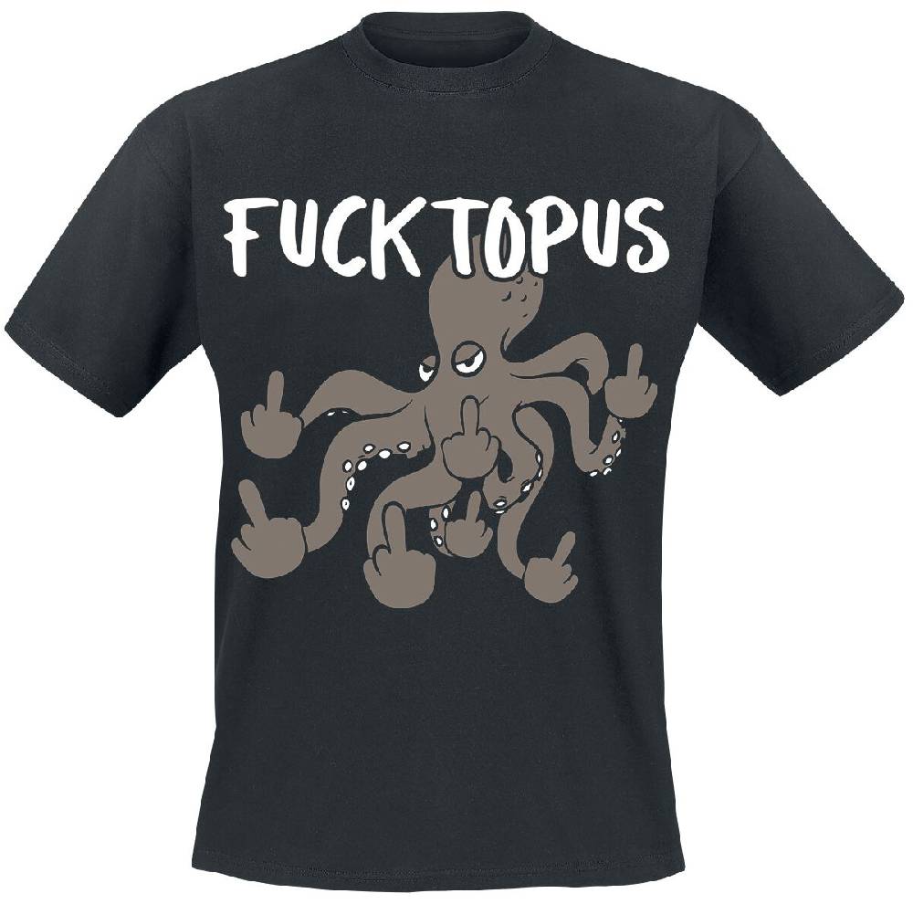 EMP "Fucktopus" T-Shirt schwarz von Tierisch