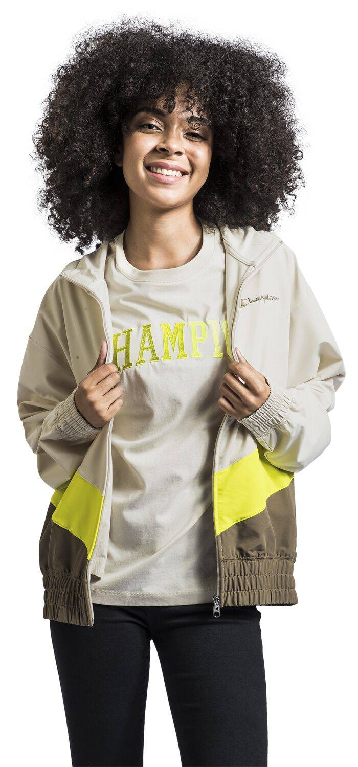 EMP "Full Zip Top" Sweatshirt Beige Von Champion