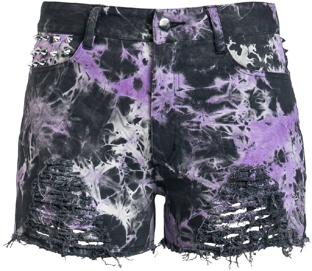 EMP "Gaia Shorts" Short lila/schwarz von Vixxsin